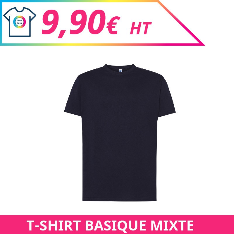 T-shirt mixte - T-shirts à personnaliser - Imprimeur Marseille Textile