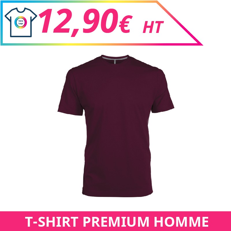 T-shirt premium homme - T-shirts à personnaliser - Imprimeur Marseille Textile