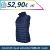 Doudoune sans manches premium femme - Vestes à personnaliser - Imprimeur Marseille Textile