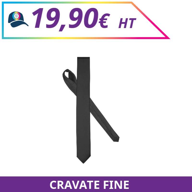 Cravate fine - Accessoires à personnaliser - Imprimeur Marseille Textile