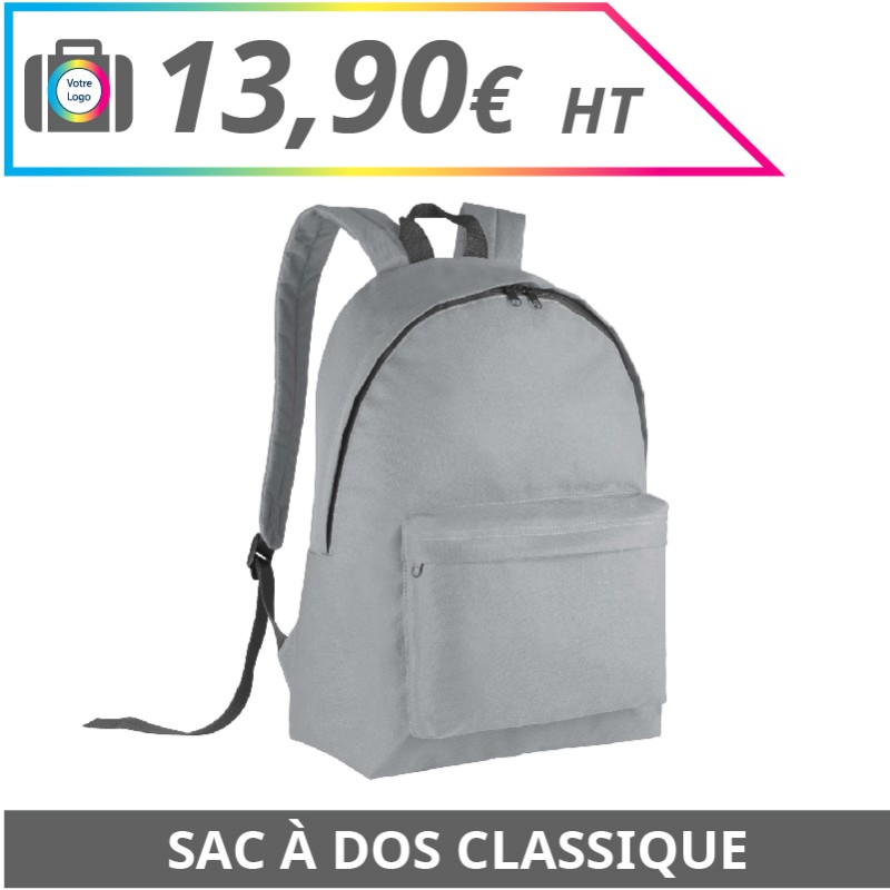 Sac à dos classique - Bagagerie à personnaliser - Imprimeur Marseille Textile