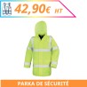 Parka de sécurité haute visibilité - Chantier à personnaliser - Imprimeur Marseille Textile