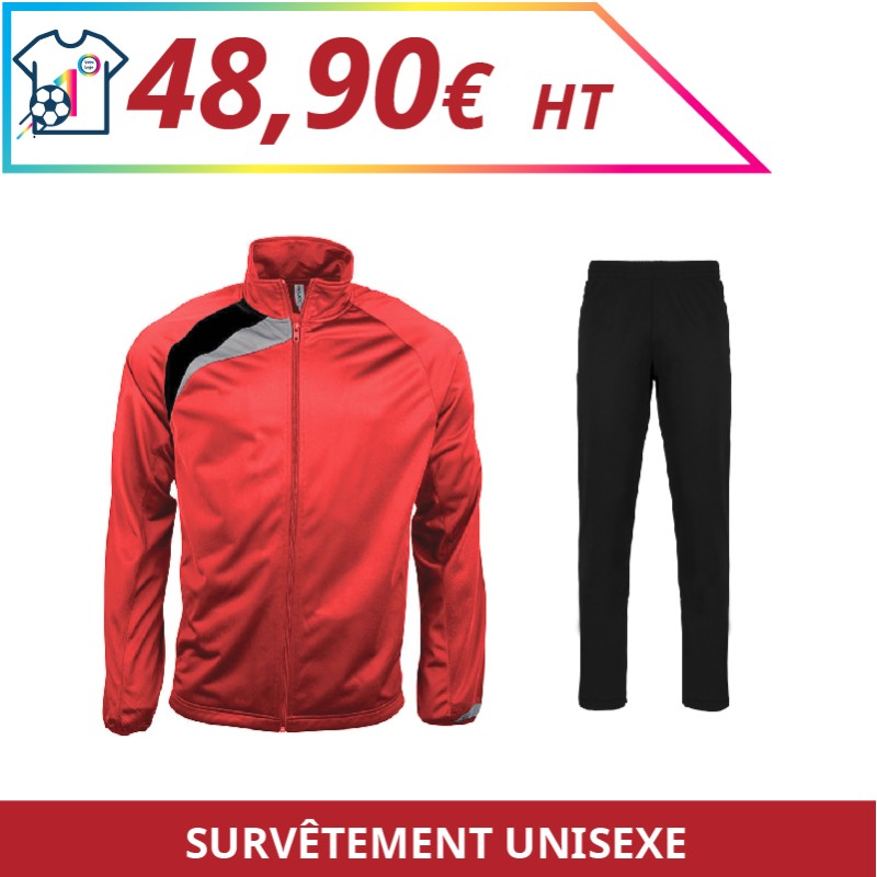 Survêtement unisexe - Sport à personnaliser - Imprimeur Marseille Textile