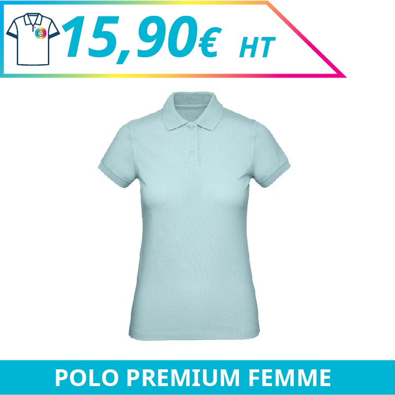 Polo premium femme - Polos à personnaliser - Imprimeur Marseille Textile