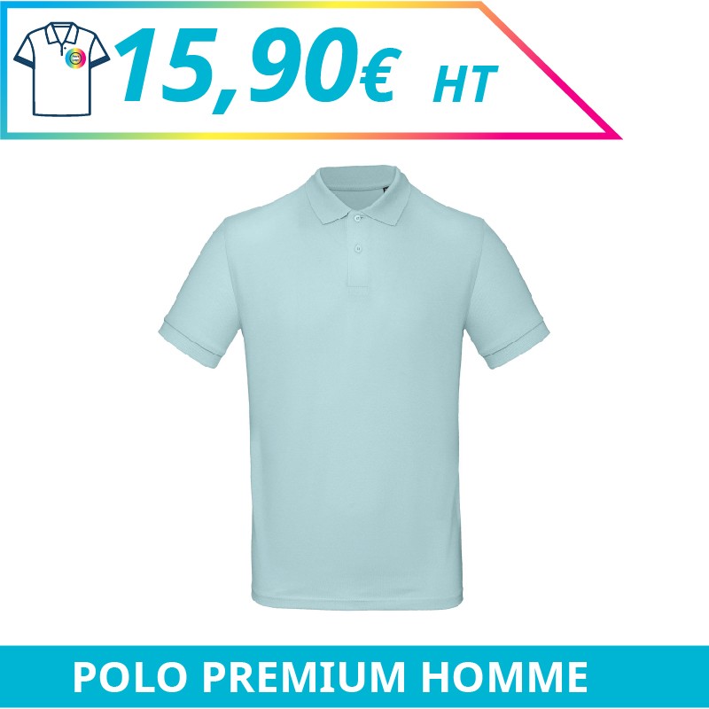 Polo premium homme - Polos à personnaliser - Imprimeur Marseille Textile