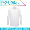 Polo manche longue homme - Polos à personnaliser - Imprimeur Marseille Textile