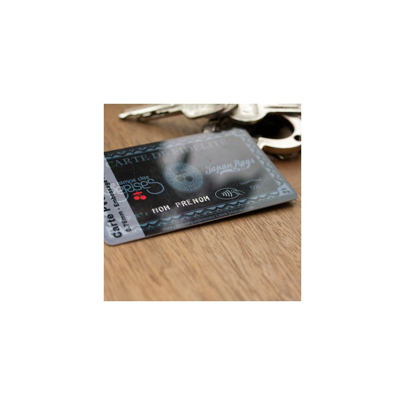 Carte PVC RFID - Carte PVC RFID à personnaliser - Imprimeur Marseille Textile