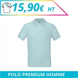 Polo premium homme - Polos à personnaliser - Imprimeur Marseille Textile